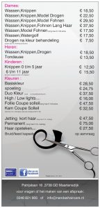 Nandas haircare Maartensdijk kapper in Maartensdijk